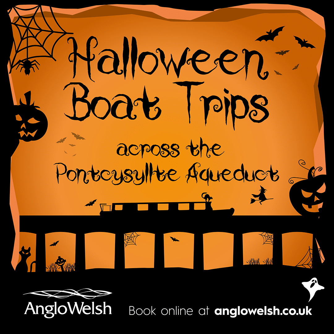 Halloween boat trips across the Pontcysyllte Aqueduct