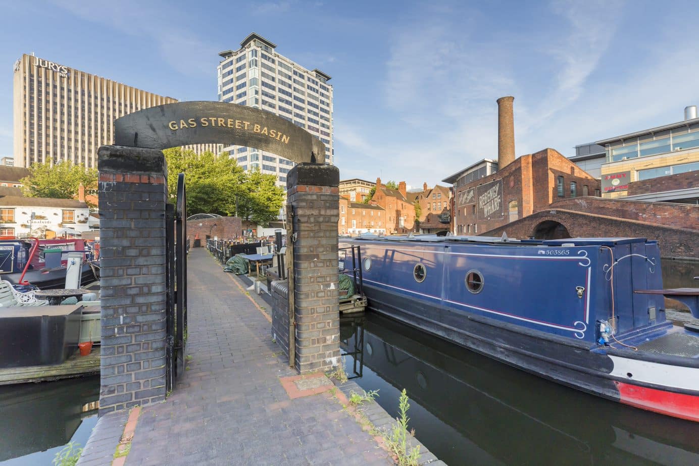 Gas Street Basin in Birmingham